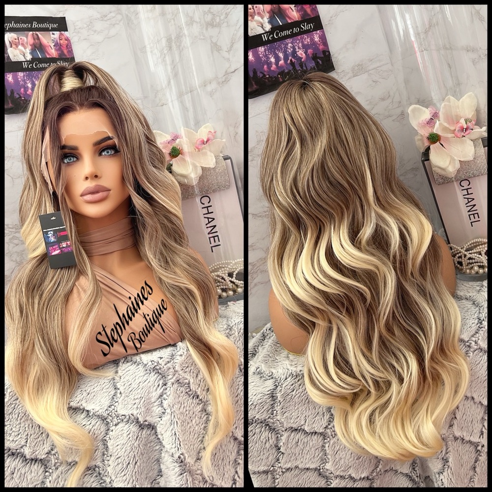 Human Hair Blended Lace front wig